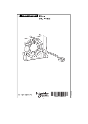 Image of Instruction Sheet VW3A11821