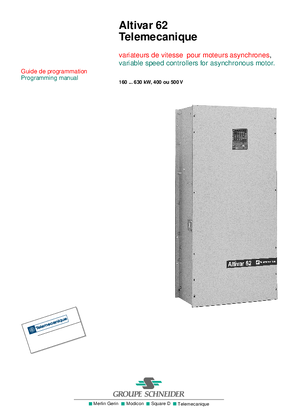 Image of Programming manual ATV62