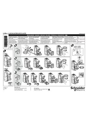 Afbeelding van LUB.+LUCA/LUCB/LUCC/LUCD - TeSys U power base + control units - Instruction Sheet
