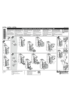 Image of LUFD, LUFV, LUFW TeSys U Function modules - Instruction sheet