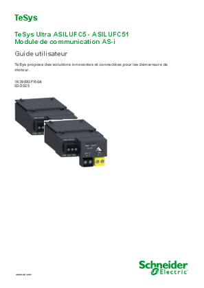Image de TeSys Ultra ASILUFC5 - ASILUFC51 Module de communication AS-i - Guide utilisateur