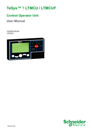 Image of TeSys T LTMCU / LTMCUF Control Operator Unit