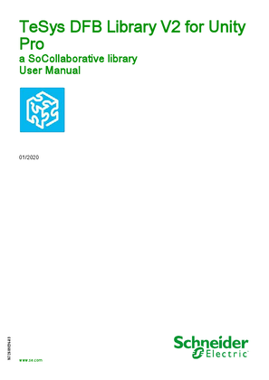 Image de TeSys DFB Library V2 for Unity Pro - User Manual