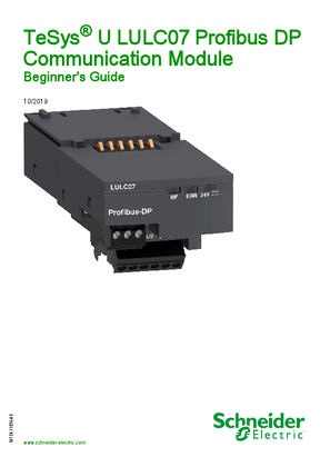 Εικόνα του TeSys U LULC07 Profibus DP Communication Module - Beginner''s Guide