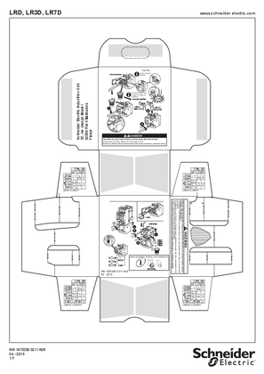 的映像 LRD, LR3D, LR7D - Thermal overload relay up to 15 kW - Instruction Sheet