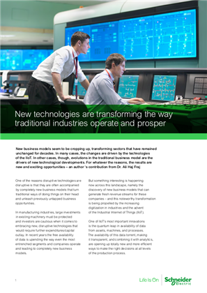 Billede af New technologies are transforming the way traditional industries operate and prosper