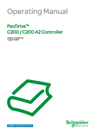 Image of PacDrive C200 / C200 A2 Controller Operator Instructions