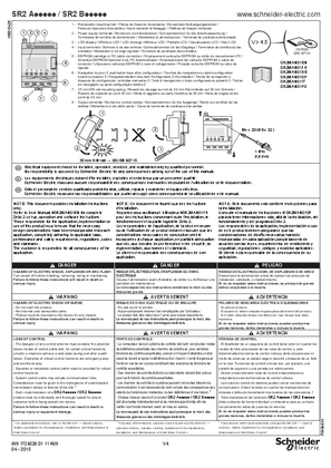 Image of SR2A... / SR2B... Logic compact module Zelio with screen