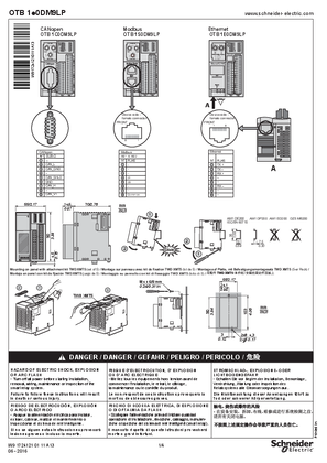 Imagen de OTB1.0DM9LP IP20 Remote I/O