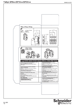 イメージ TeSys DF8-DF10-DFCC - Fuse Carriers 25-32 A - Instruction Sheet