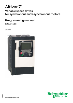 Image of ATV71 Programming manual