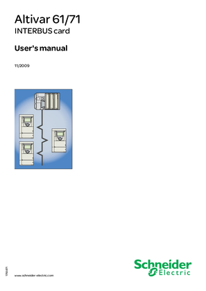 Image of ATV61/71 INTERBUS manual - VW3A3304