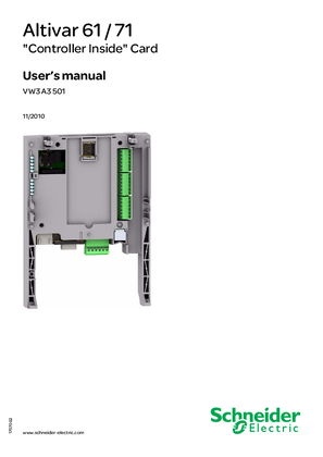 Imagem de ATV61/71 Controller Inside manual - VW3A3501