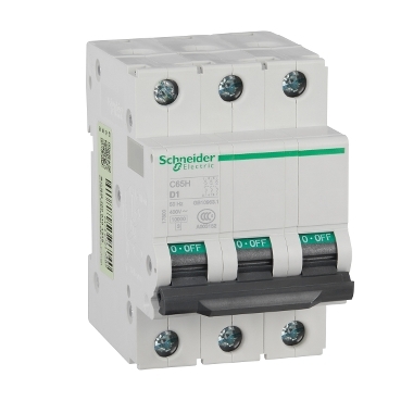 的映像 17800 : C65H 小型断路器 - D 曲线 - 1A - 400V - 3P - 10kA