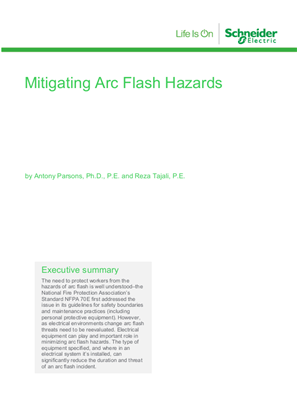 Image of Mitigating Arc Flash Hazards