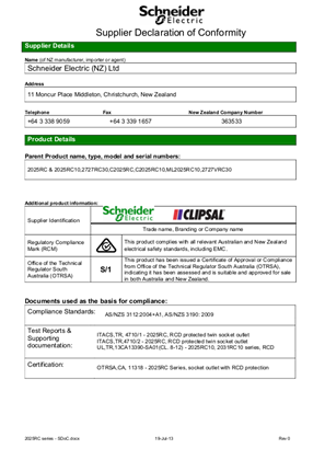 Image of Classic C2000 Series, Declaration of Conformity
