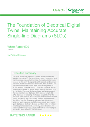 Image of The Foundation of Electrical Digital Twins: Maintaining Accurate Single-line Diagrams (SLDs) - White Paper