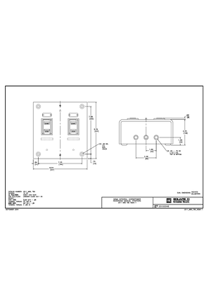 Image of NEMA Integral Horsepower Reversing Manual Starters 2511 MBG TBG NEMA-1