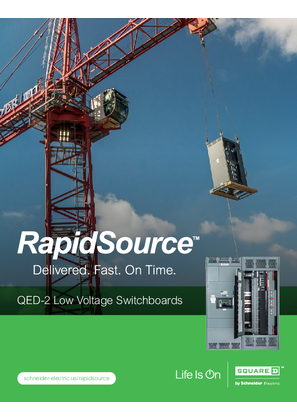 Image of Square D RapidSource: QED-2 LV Switchboards Brochure