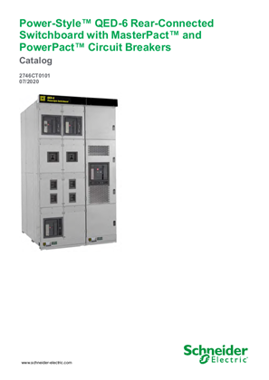 Image of Square D Power-Style QED-6 Rear-Connected Switchboard Catalog