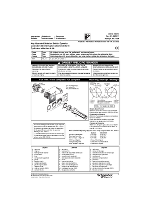 Key Operated Selector Switch Operator Schneider Electric