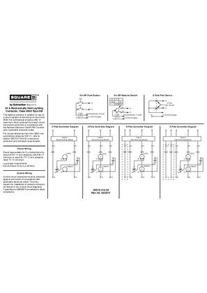 Image of 8903SM, 30 A Mechanically Held Lighting Contactor Installation Instructions