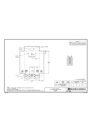 Image of 2D CAD: QO Load Centers, 125A, 20 spaces, Side Hinged, NEMA 3R Outdoor Enclosure
