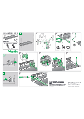 Image of Actassi- 19" Patch Panel - 1U - UTP/STP - 24 port-Instruction Sheet (EN)