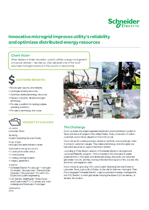 Image of Oncor Microgrid Case Study