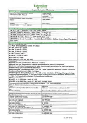 Image of 30 Series C-Classic, Supplier Declaration of Conformity