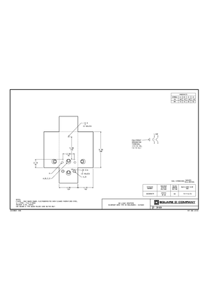 Image of 2D CAD: QOU Load Centers, 60A, QO260NATR, Outdoor NEMA 3R Enclosure