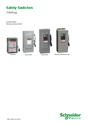 Image of Safety Switch Catalog - Canada - 3130CT2401