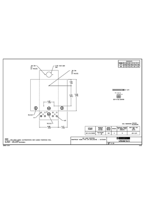 Image of 2D CAD: QO Load Centers, 125A, 4 spaces, NEMA Type 3R Outdoor Enclosure