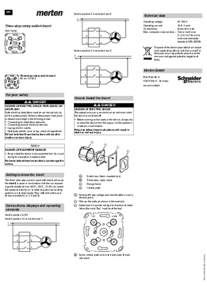 Bild von Three-step rotary switch insert-User Guide