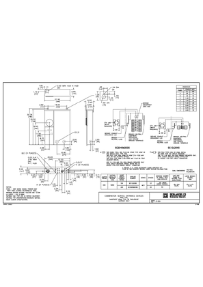 Image of 2D CAD: 200A CSED, Ring Type, 12 and 20-Spaces, Type 3R, Surface Mount Only