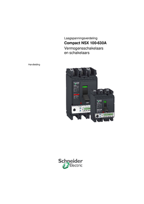 Afbeelding van Handleiding : Compact NSX 100-630A