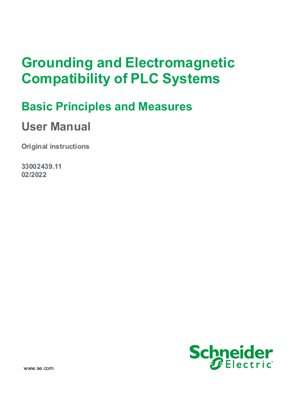 Image of Grounding and Electromagnetic Compatibility of PLC Systems - Basic Principles and Measures, User Manual
