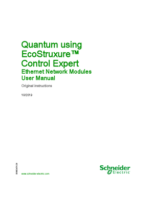 Image of Quantum using EcoStruxure™ Control Expert - Ethernet Network Modules, User Manual