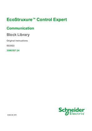 Image of EcoStruxure™ Control Expert - Communication Block Library