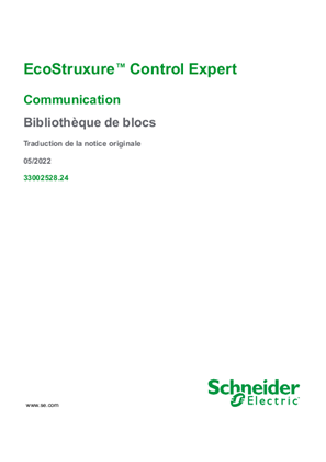 Image de EcoStruxure™ Control Expert - Communication, Bibliothèque de blocs