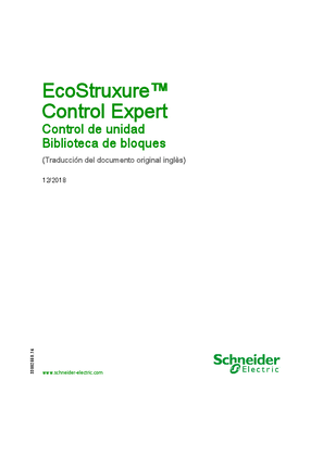 Imagen de EcoStruxure™ Control Expert - Control de unidad, Biblioteca de bloques