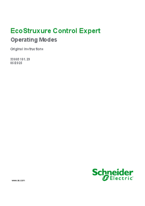 Image of EcoStruxure™ Control Expert - Operating Modes