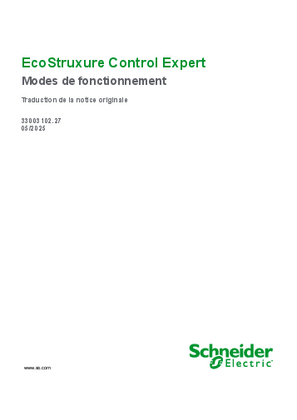 Image of EcoStruxure™ Control Expert - Modes de fonctionnement