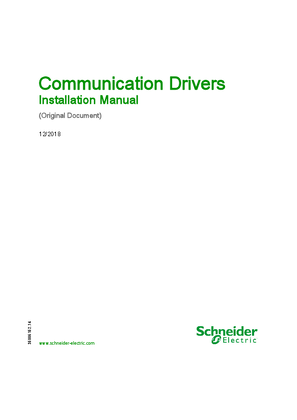 Schneider electric drivers