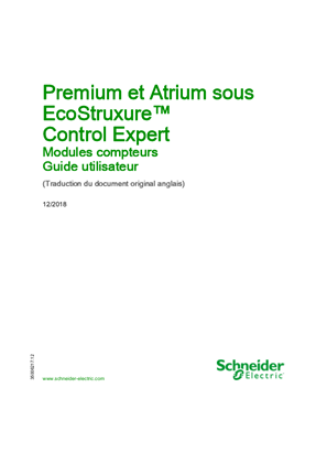 Image de Premium and Atrium sous EcoStruxure™ Control Expert - Modules compteurs, Guide utilisateur