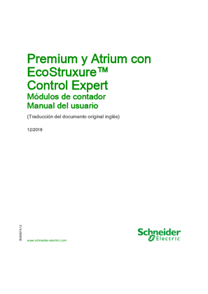 Imagen de Premium y Atrium con EcoStruxure™ Control Expert - Módulos de contador, Manual del usuario