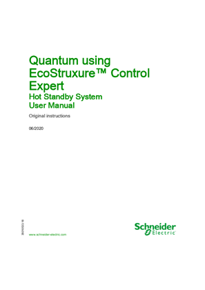Image of Quantum using EcoStruxure™ Control Expert - Hot Standby System, User Manual