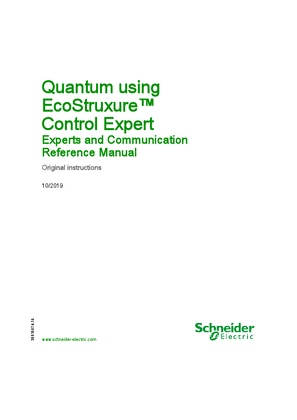 Image of Quantum using EcoStruxure™ Control Expert - Experts and Communication, Reference Manual