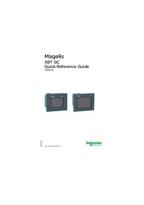 Image of Magelis XBT GC, User Manual