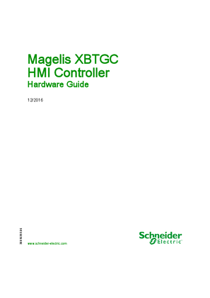 Image of Magelis XBTGC HMI Controller, Hardware Guide